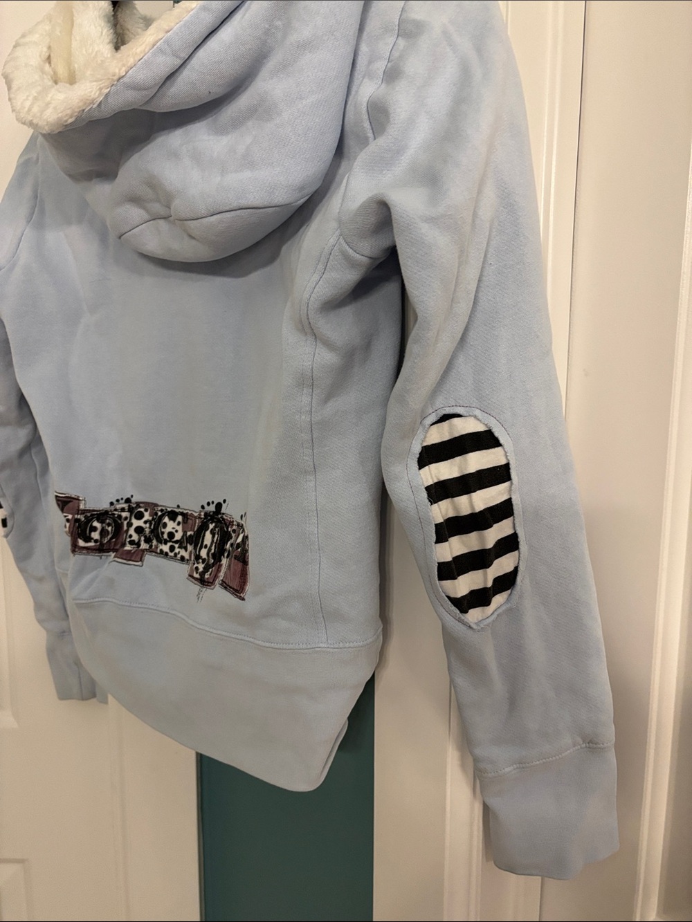 Volcom Light Blue Sherpa-Lined Zip Hoodie - Picture 10 of 10
